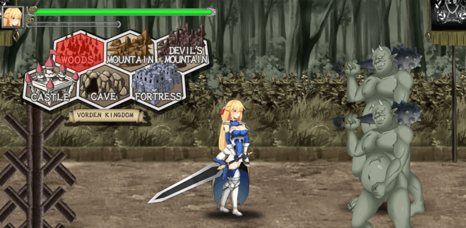 女骑士与食人魔洞窟 新作电脑DL官中文版,全CV,倒下有好戏