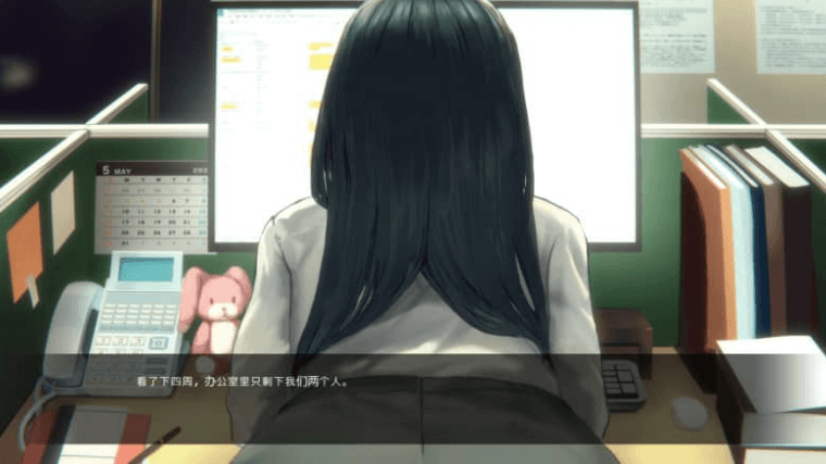 公司女孩不知为何只拿PP对着我 中文版，有DLC